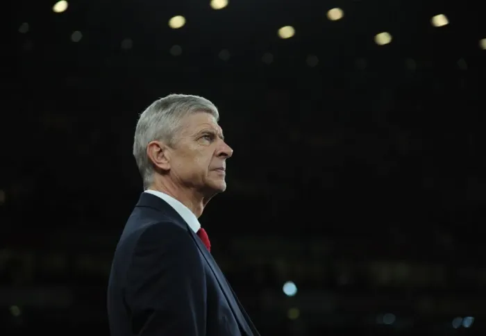 Framed Print : Arsene Wenger, Arsenal Manager: Pre-Match Focus at Emirates Stadium (Arsenal vs Manchester City, Premier League 2015-16) Framed Print : Arsene Wenger, Arsenal Manager: Pre-Match Focus at Emirates Stadium (Arsenal vs Manchester City, Premier League 2015-16)