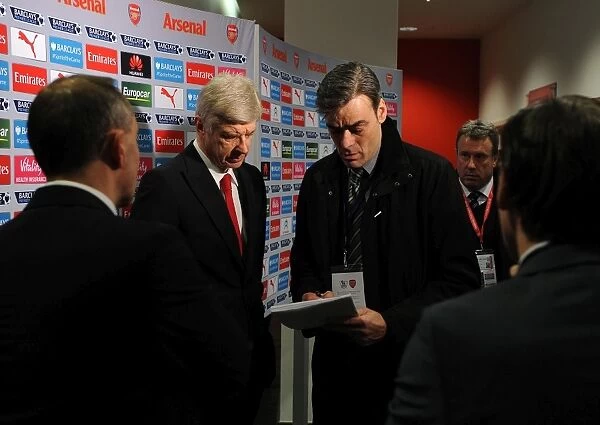 Arsene Wenger the Arsenal Manager pre match interview
