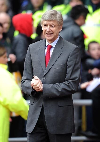 Arsene Wenger the Arsenal Manager. Sunderland 1:2 Arsenal. Barclays Premier League