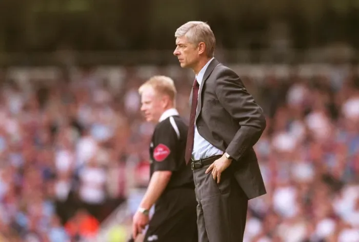 Framed Print : Arsene Wenger the Arsenal Manager. West Ham United 0: 0 Arsenal