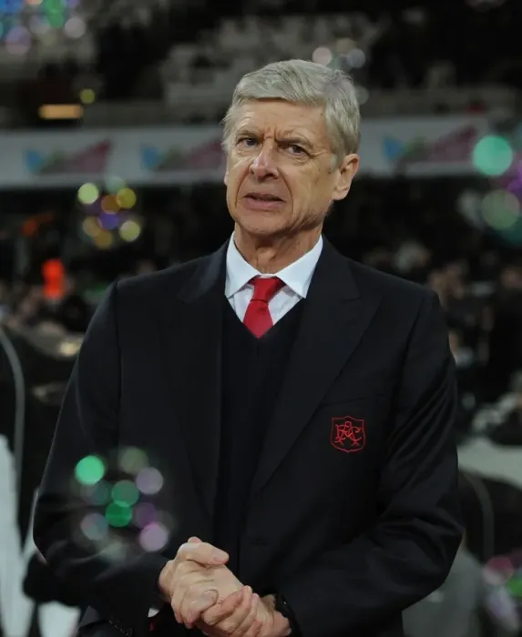 Framed Print : Arsene Wenger: Arsenal Manager's Pre-Match Focus at West Ham United, Premier League 2016-17