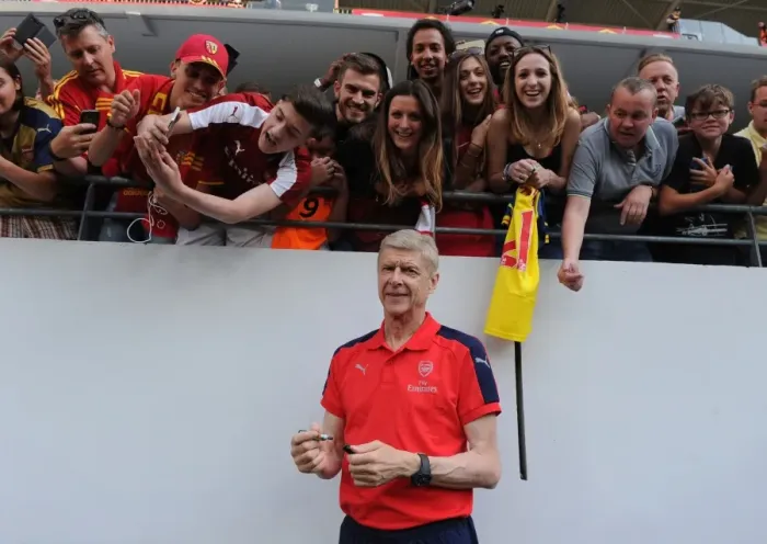 Framed Print : Arsene Wenger and Arsenal Pre-Season Friendly vs. RC Lens (July 2016) Framed Print : Arsene Wenger and Arsenal Pre-Season Friendly vs. RC Lens (July 2016)