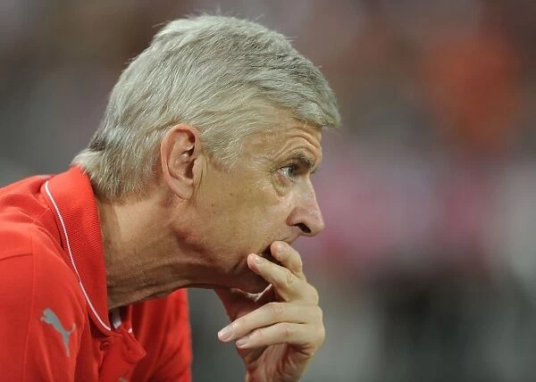Arsene Wenger and Arsenal Square Off Against Everton in the 2015 Barclays Asia Trophy, Singapore
