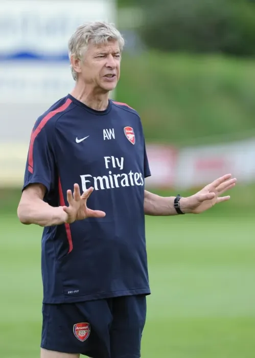 Framed Print : Arsene Wenger at Arsenal Training Camp, Austria, 2010