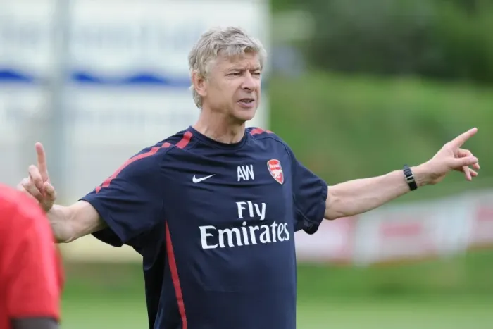 Framed Print : Arsene Wenger at Arsenal Training Camp, Austria, 2010