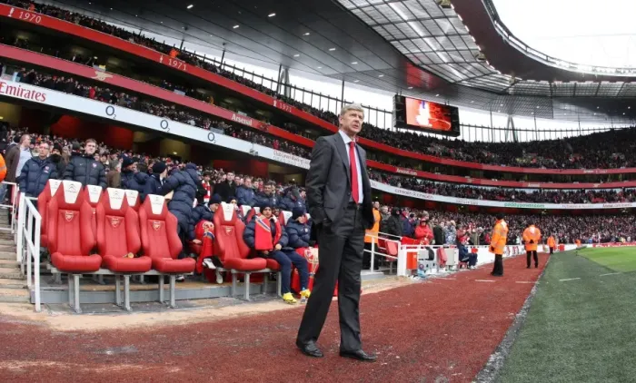 Framed Print : Arsene Wenger: Arsenal vs Everton, 2-2 Draw in the Barclays Premier League, Emirates Stadium, 2010 Framed Print : Arsene Wenger: Arsenal vs Everton, 2-2 Draw in the Barclays Premier League, Emirates Stadium, 2010