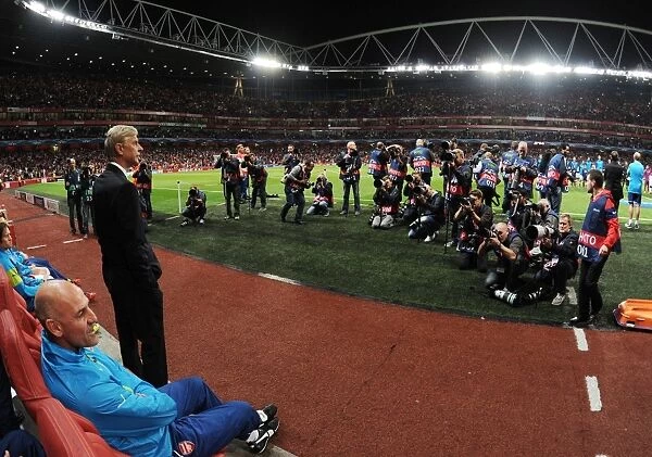 Arsene Wenger before Arsenal vs. Galatasaray Champions League Clash, Emirates Stadium, 2014