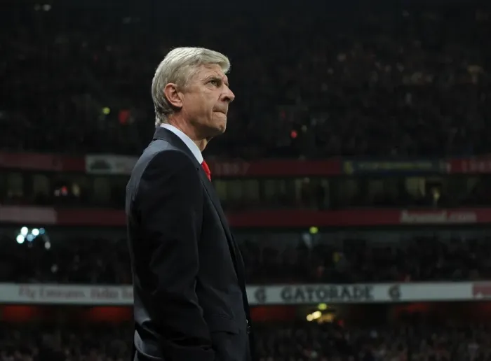 Framed Print : Arsene Wenger: Arsenal vs Manchester United, Premier League 2014-15 Framed Print : Arsene Wenger: Arsenal vs Manchester United, Premier League 2014-15