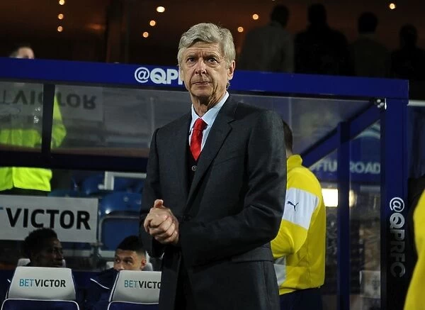 Arsene Wenger Before Arsenal vs. Queens Park Rangers, Premier League 2015