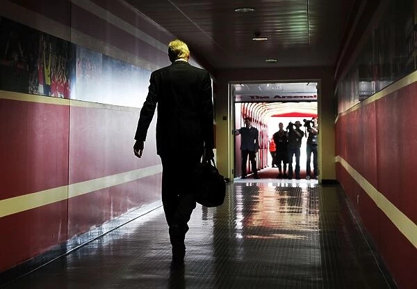 Arsene Wenger Before Arsenal vs. Tottenham Hotspur, Premier League 2013-14
