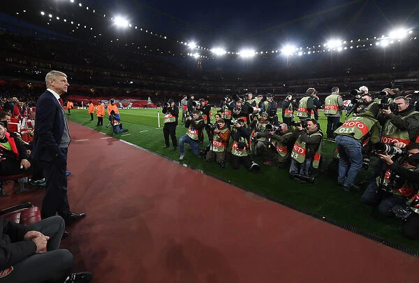 Arsene Wenger: Arsenal's Europa League Boss vs. CSKA Moskva at Emirates Stadium, 2018
