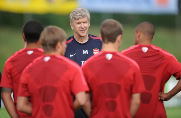 Framed Print : Arsene Wenger at Arsenal's Pre-Season Training, Austria 2010