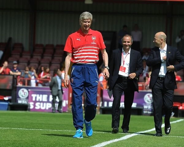Arsene Wenger at Boreham Wood: Arsenal's Pre-Season Friendly