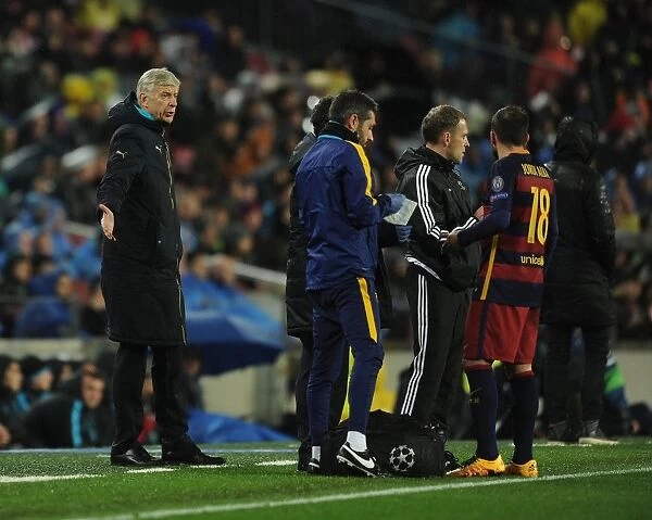 Arsene Wenger at Camp Nou: Arsenal vs. Barcelona, UEFA Champions League 2015-16