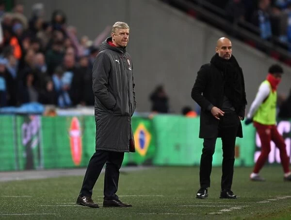 Arsene Wenger at the Carabao Cup Final: Arsenal vs Manchester City, 2018