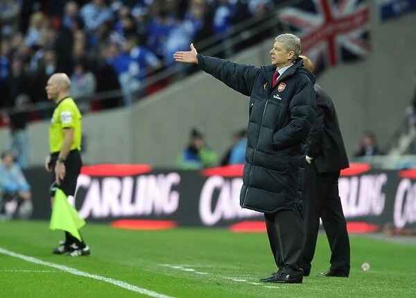 Arsene Wenger at the Carling Cup Final: Arsenal 1:2 Birmingham City