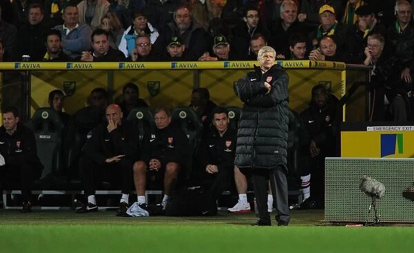 Arsene Wenger at Carrow Road: Arsenal vs. Norwich City, 2012-13 - Premier League Clash