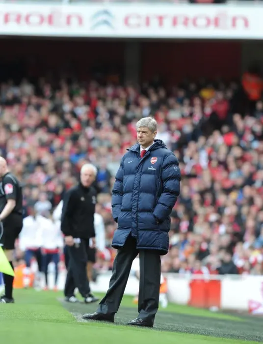 Framed Print : Arsene Wenger Celebrates Arsenal's 1-0 Victory Over Wolverhampton Wanderers, FA Premier League, 2010