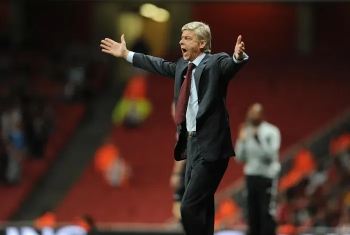 Framed Print : Arsene Wenger Celebrates Arsenal's 2-0 Carling Cup Victory Over West Brom