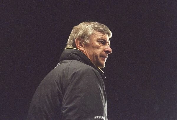 Arsene Wenger Celebrates Arsenal's 3:0 Carling League Cup Victory over Reading at Highbury, 2005
