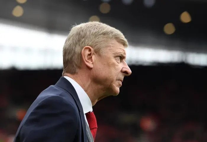 Framed Print : Arsene Wenger Celebrates Arsenal's 3:0 Victory Over Stoke City in the Premier League at Emirates Stadium (January 2018) Framed Print : Arsene Wenger Celebrates Arsenal's 3:0 Victory Over Stoke City in the Premier League at Emirates Stadium (January 2018)
