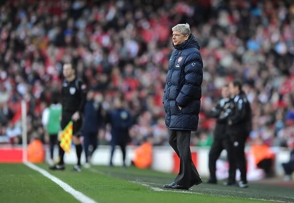 Arsene Wenger Celebrates Arsenal's 3:1 Victory Over Burnley in the Barclays Premier League (2010)