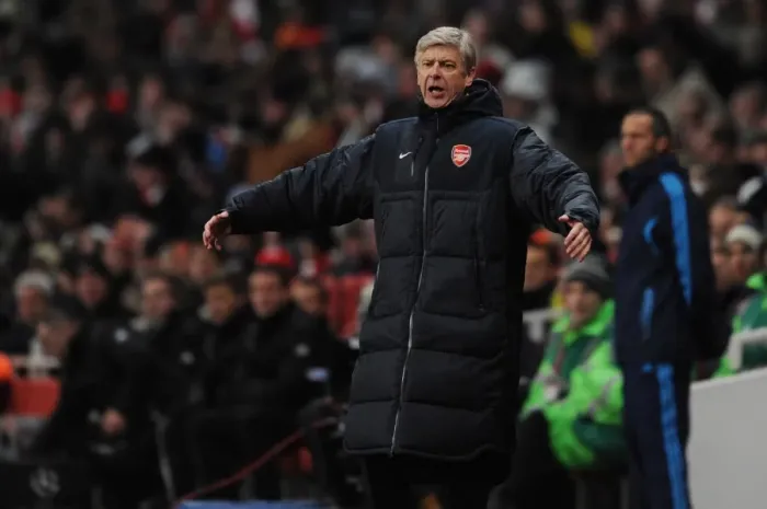 Framed Print : Arsene Wenger Celebrates Arsenal's Triumph: 3-1 Over Partizan Belgrade in the UEFA Champions League Framed Print : Arsene Wenger Celebrates Arsenal's Triumph: 3-1 Over Partizan Belgrade in the UEFA Champions League