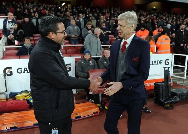 Arsene Wenger and David Wagner: A Pre-Match Encounter at Arsenal's Emirates Stadium (2017-18)