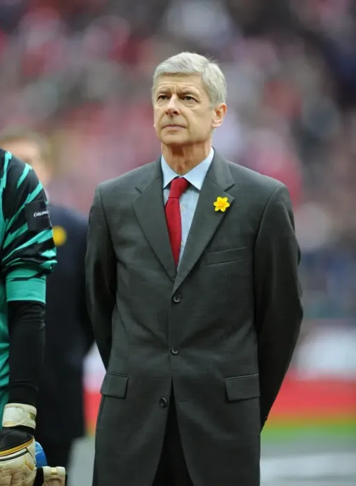 Framed Print : Arsene Wenger: Disappointment at Arsenal's Carling Cup Final Defeat to Birmingham City (27 / 2 / 2011)