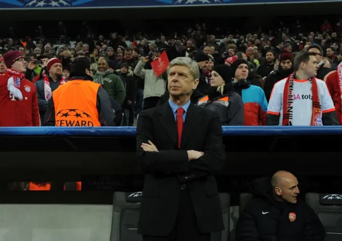 Framed Print : Arsene Wenger Faces Bayern Munich in the 2012-13 UEFA Champions League Framed Print : Arsene Wenger Faces Bayern Munich in the 2012-13 UEFA Champions League