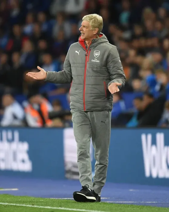 Framed Print : Arsene Wenger Faces Off Against Leicester City: A Premier League Showdown (2017-18) Framed Print : Arsene Wenger Faces Off Against Leicester City: A Premier League Showdown (2017-18)