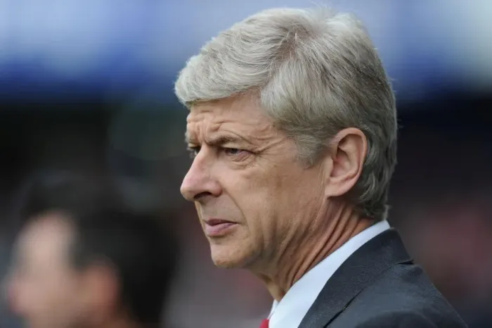 Framed Print : Arsene Wenger: Focused Before Queens Park Rangers Match (2011-12) Framed Print : Arsene Wenger: Focused Before Queens Park Rangers Match (2011-12)
