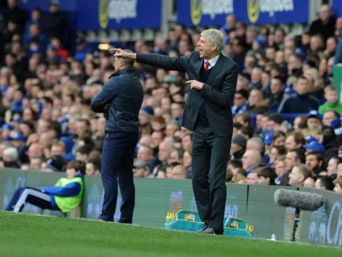 Framed Print : Arsene Wenger at Goodison Park: Premier League Clash, 2015-16 (Everton vs. Arsenal) Framed Print : Arsene Wenger at Goodison Park: Premier League Clash, 2015-16 (Everton vs. Arsenal)