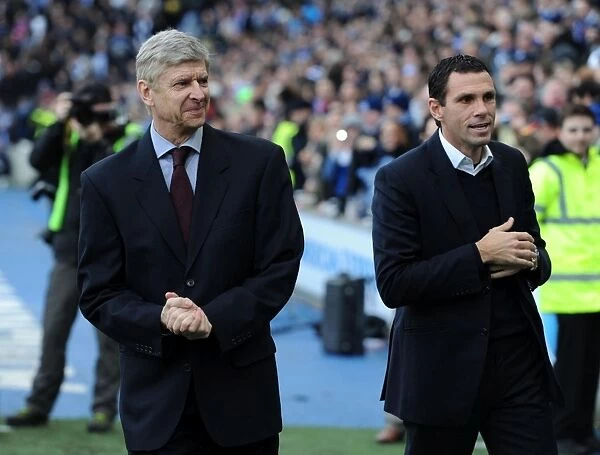 Arsene Wenger and Gus Poyet Face Off: FA Cup Fourth Round Clash Between Brighton & Hove Albion and Arsenal, 2013