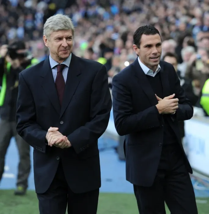 Framed Print : Arsene Wenger and Gus Poyet Face Off: Arsenal vs. Brighton & Hove Albion, FA Cup 2012-13