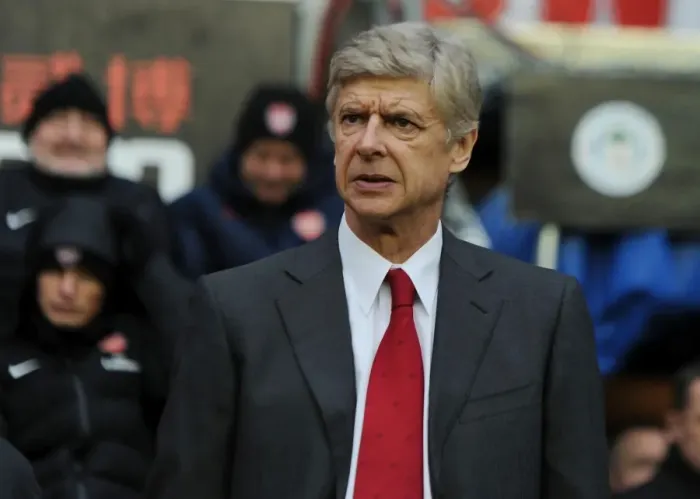 Framed Print : Arsene Wenger: Intense Focus Ahead of Wigan Athletic Clash (2012-13)