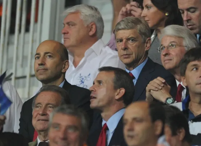 Framed Print : Arsene Wenger and Ivan Gazidis: Montpellier Showdown, 2012-13 UEFA Champions League