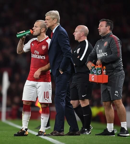Arsene Wenger and Jack Wilshere: Arsenal's Duo in Carabao Cup Action against Doncaster Rovers