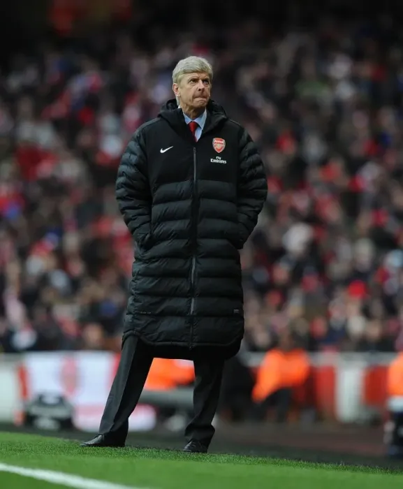 Framed Print : Arsene Wenger Leading Arsenal Against Reading, Premier League 2012-13 Framed Print : Arsene Wenger Leading Arsenal Against Reading, Premier League 2012-13