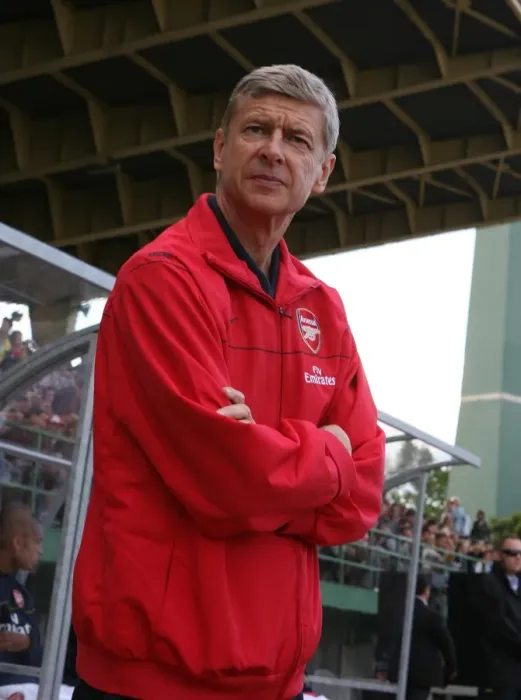 Framed Print : Arsene Wenger Leading Arsenal Against Szombathely, 2008 Framed Print : Arsene Wenger Leading Arsenal Against Szombathely, 2008