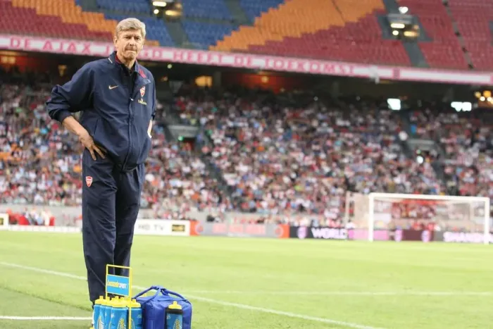 Framed Print : Arsene Wenger Leads Arsenal to 2-1 Victory over Lazio at Amsterdam ArenA Framed Print : Arsene Wenger Leads Arsenal to 2-1 Victory over Lazio at Amsterdam ArenA