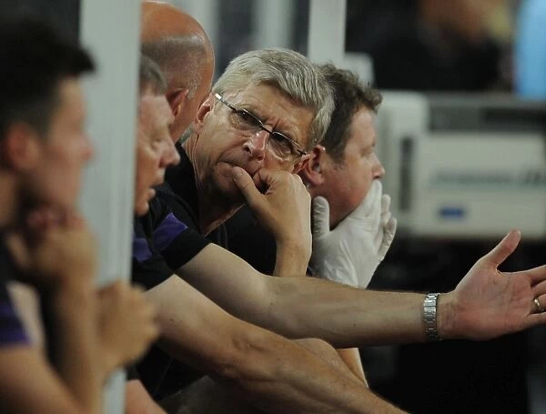 Arsene Wenger Leads Arsenal in 2012-13 Pre-Season Match against Malaysia XI