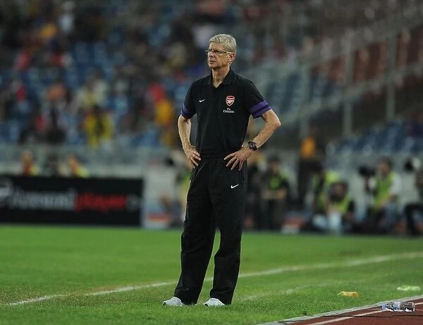 Arsene Wenger Leads Arsenal in 2012 Pre-Season Clash Against Malaysia XI