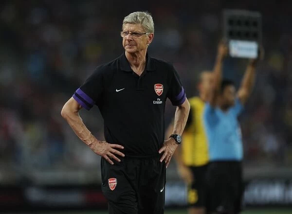 Arsene Wenger Leads Arsenal in 2012 Pre-Season Match against Malaysia XI