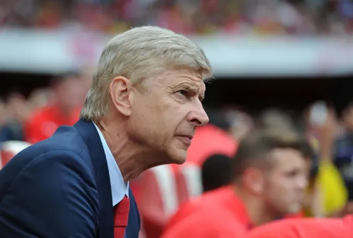 Framed Print : Arsene Wenger Leads Arsenal to a 5-1 Victory over Benfica in The Emirates Cup Framed Print : Arsene Wenger Leads Arsenal to a 5-1 Victory over Benfica in The Emirates Cup