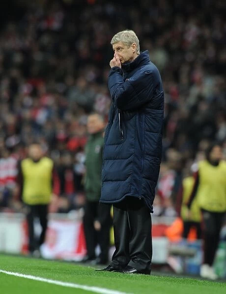 Arsene Wenger Leads Arsenal Against AC Milan in Champions League Clash (2011-12)