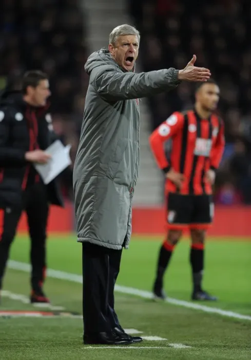 Framed Print : Arsene Wenger Leads Arsenal Against AFC Bournemouth in Premier League Clash (2016-17) Framed Print : Arsene Wenger Leads Arsenal Against AFC Bournemouth in Premier League Clash (2016-17)