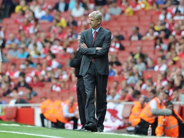 Arsene Wenger Leads Arsenal Against Aston Villa in 2013-14 Premier League