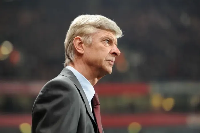 Framed Print : Arsene Wenger Leads Arsenal Against Bayern Munchen in UEFA Champions League