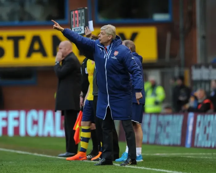 Framed Print : Arsene Wenger Leads Arsenal in Burnley Clash (2015) - Premier League Framed Print : Arsene Wenger Leads Arsenal in Burnley Clash (2015) - Premier League